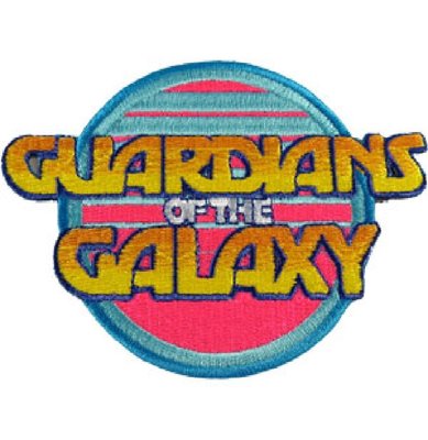 GUARDIANS Of The GALAXY Logo 4'' Wide Embroidered PATCH 1ST QUALITY PATCH