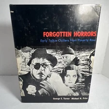 1979 FORGOTTEN HORRORS - Early Talkie Chillers Poverty Row: Turner & Price, HCDJ