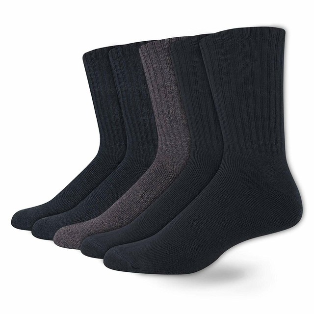 dockers men's cushion comfort sport crew socks