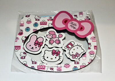 Hello Kitty NEU ungeöffnete süße Kühlschrankmagnete. Magnetischer Bilderrahmen & Magnete