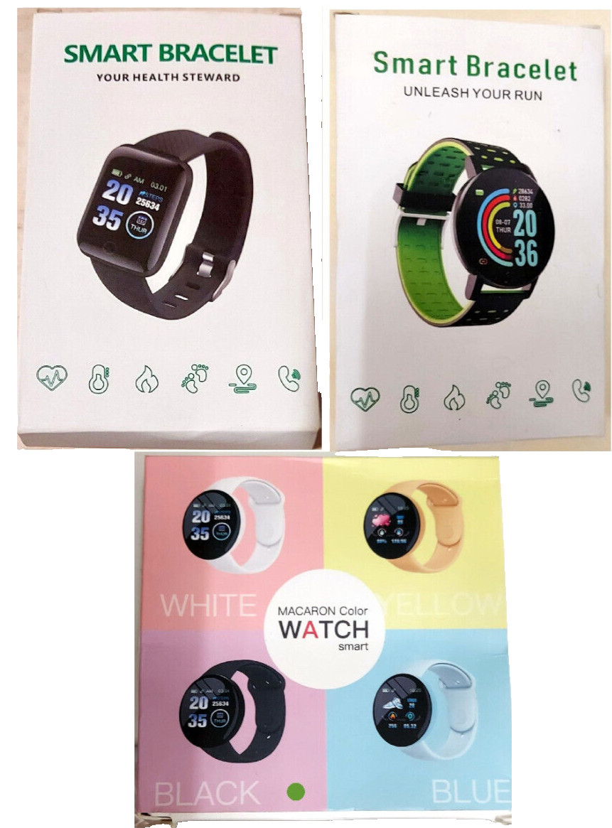 3 SMART WATCH E SMART BRACELET - SONO 3 MODELLI DIVERSI A 45 €