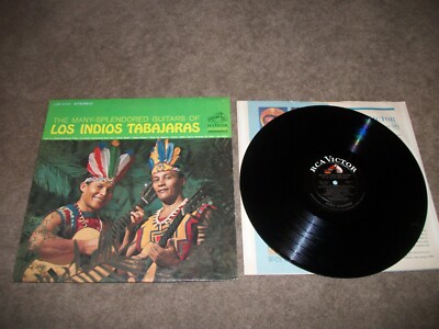 The Many Splendored Guitars Of Los Indios Tabajaras LP ORIG 1965  LSP3413 VG++