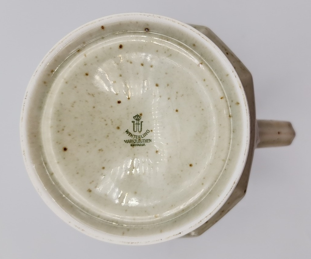 Winterling Marktleuthen Bavaria Folk Art Tole Speckled Coffee Pot