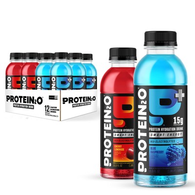 Protein2o 15g Whey Protein Infused Water Plus Energy Variety Pack 16.9 oz Bot...