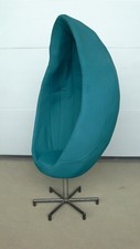 Egg-Chair als Avocado / Anfertigung / Retro Vintage Sessel