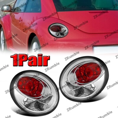 Fit 1998-2005 Volkswagen Beetle Euro Tail Lights Brake Lamps Left+Right 98-05