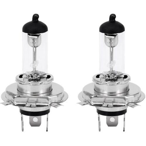 2x H4 12V 65/55W Clear Halogen Headligh Atuto Low-Beam Driving Fog Lights Bulbs - Picture 1 of 4