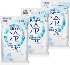 Biore cold sheet unscented 20 sheets x 3 set