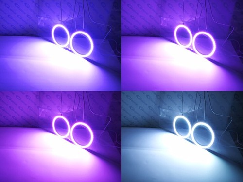Para Mercedes Benz Clase E W211 Multicolor RGB LED Ojos de Ángel Bluetooth APP - Imagen 5 de 12