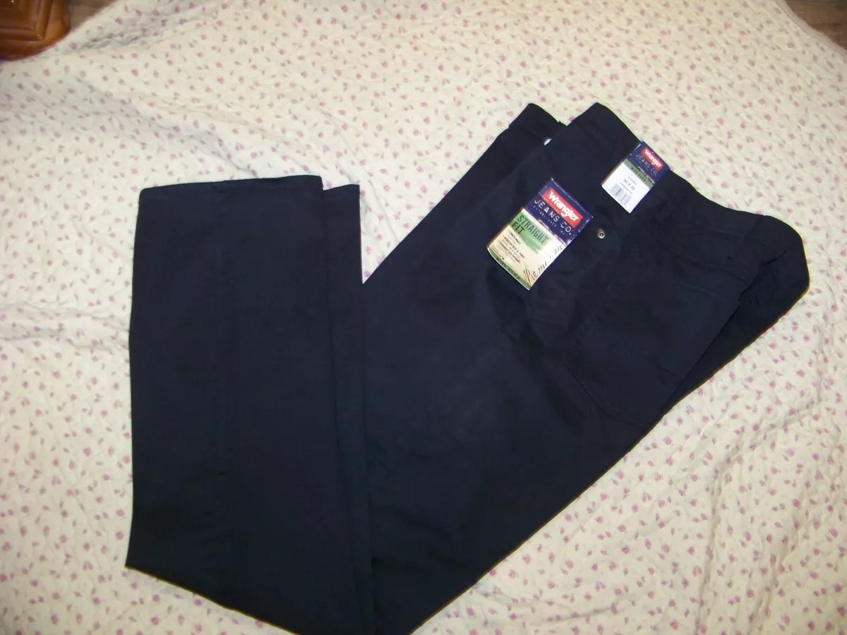 Men s Wrangler Black Flex Jeans 95GRWBL 36 x 32 New with