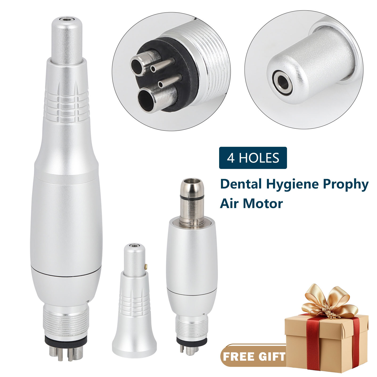 Dental Prophy Handpiece AZDENT - 4-Hole Air Motor, 4:1 Nose Cone
