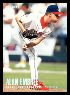 Alan Embree 1996 Fleer  Card #85 Cleveland Indians
