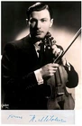 Violinist NATHAN MILSTEIN Rare HAND SIGNED AUTOGRAPH + PHOTO + MAT Jewish VIOLIN