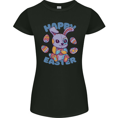 Happy Easter Bunny Damen T-Shirt Petite Cut