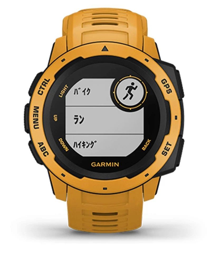 Garmin Instinct Solar GPS Smart Watch Sunburst Yellow Used - Image 2 of 4