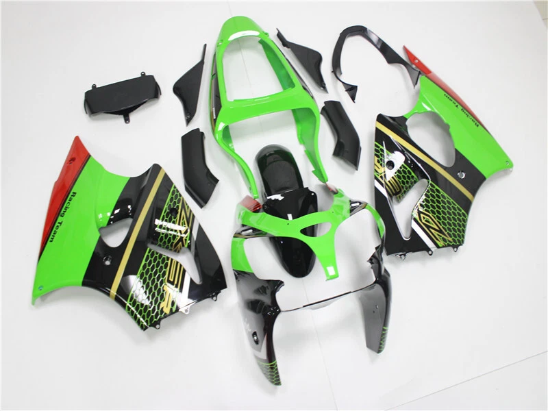 Зеленый инжекторный обтекатель NTU подходит для Kawasaki 2000-02 ZX6R/ZZR600 2005-2008 j048 - Изображение 3 из 4