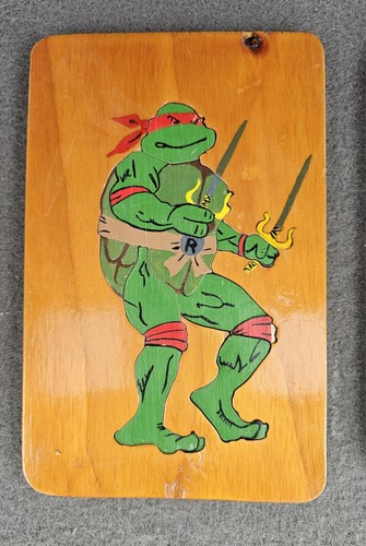 Teenage Mutant Ninja Turtles Unique One Of It's Kind Puzzles / Hand-made - Picture 3 of 7