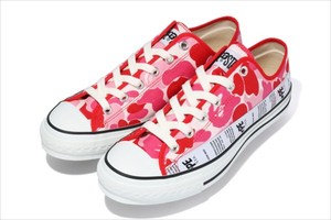 a bathing ape bapesta abc camo 20th anniversary pink