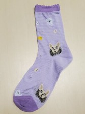 Lilac Festive Creatures Pelerine Socks Novelty Unisex 6-12 Crazy Fun SF148