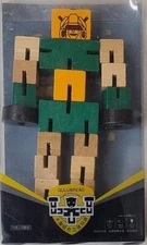 Wooden Transforming Robot Fidget Toy NIP Twist and Lock