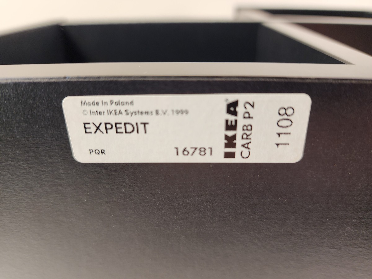 Original 1108 IKEA Expedit 16781 Black Shelve Insert Kallax