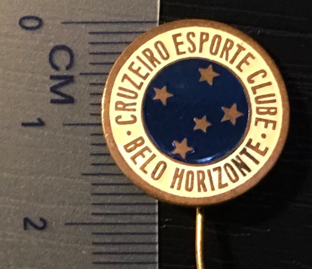 cruzeiro esporte clube belo horizonte Brazil soccer pin badge enamel (719.)