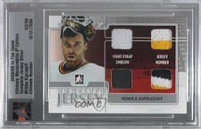 2008-09 ITG Ultimate Memorabilia 9th Edition Silver 2/9 Miikka Kiprusoff 0c3