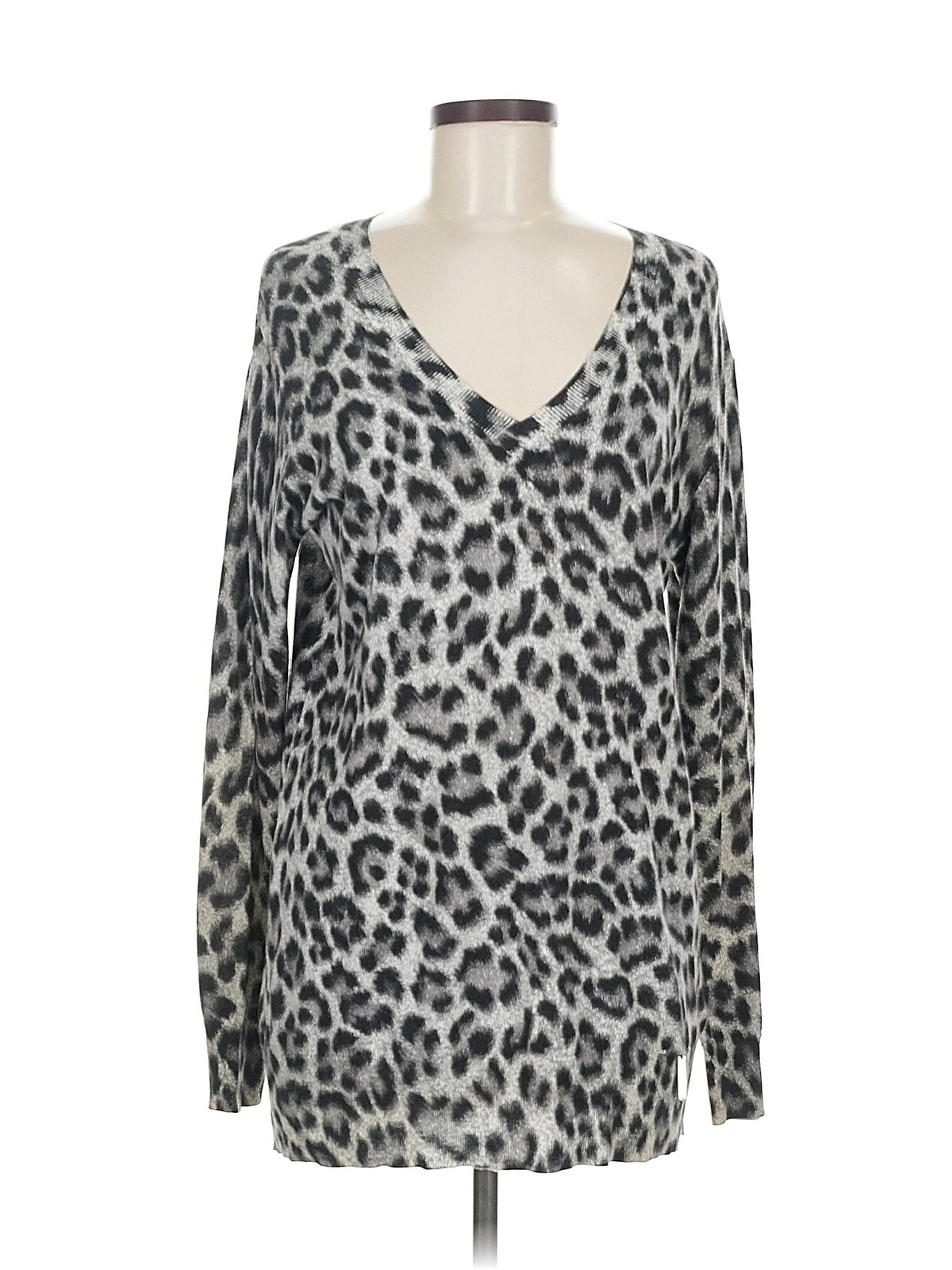 MICHAEL Michael Kors Women Silver Pullover Sweater M