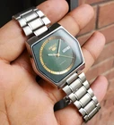 Seiko Vintage Retro Ultra Rare Automatic TV Green Sunburst Dial Collectible JDM