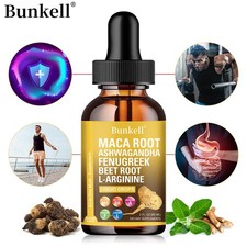 Organic Maca Root Drops I 60 ml I Ashwagandha, Maca Extract for Men Women