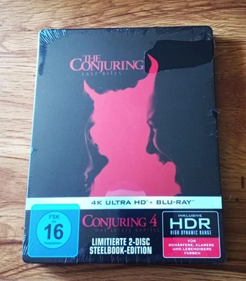 THE CONJURING 4 DAS LETZTE KAPITEL LIMITIERTE STEELBOOK 4K BLU RAY NEU & OVP - Bild 1 von 4