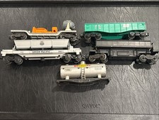 Lionel O Gauge Train Lot Crane 3520 Dump 3479 UP 6811 Gondola