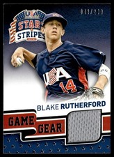 2015 Panini USA Stars & Stripes Blake Rutherford /299 USA #13