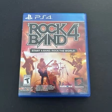 Rock Band 4 (Sony PlayStation 4) Tested  Rare Harmonix Mad Catz Game Disc & Case