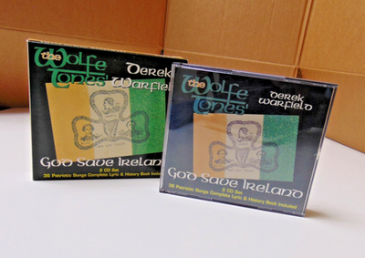#ad Irish Celtic Music GOD SAVE IRELAND 2 DISK CD Set Wolfe Tones Derek Warfield HTF $69.91