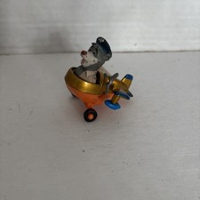 1989 Disney Talespin Baloo Plane Diecast McDonald's Happy Meal Toy Tailspin VTG