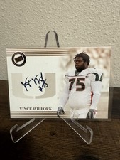 2004 Press Pass Vince Wilfork Autographs Bronze HS