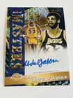 2026 Topps Finest Basketball /25 KAREEM ABDUL JABBAR Black Geo Masters Auto