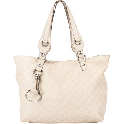 Gucci GG Leather Monogram Horsebit