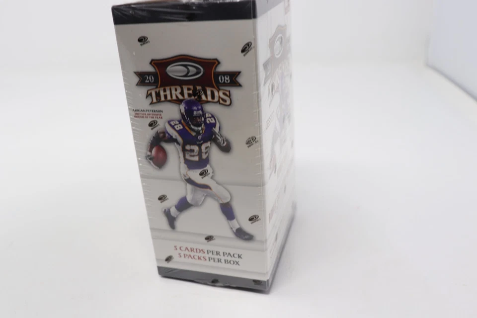 Rare 2008 Donruss NFL Threads Sealed Football Blaster Box Rookies Peterson - Image 4 of 4
