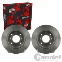 2X Champion Bremsscheiben 258Mm Voll Hinten Passend FüR Nissan Almera Primera