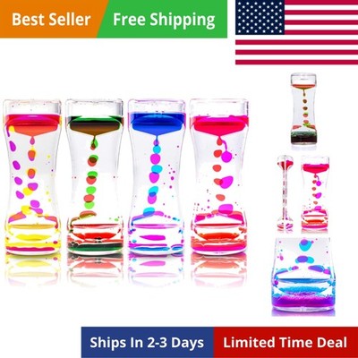 Liquid Motion Bubbler for Sensory Play, Fidget Toy, Children Activity, Desk Top,