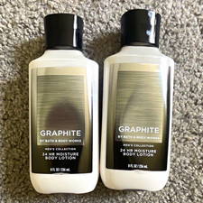 Bath & Body Works Graphite Men 24 HR Moisture Body Lotion 8 fl oz/236 mL