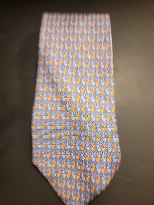 BVLGARI 7-Fold Silk Jacquard Tie Bunnies Pattern Current Tag Luxury Necktie