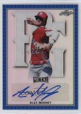 2020 Leaf Perfect Game All-American Classic Blue 2/30 Alex Mooney Auto 07o4