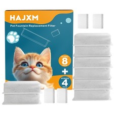 Cat Water Fountain Filters, 8 Pack Replacement Filters  4 Pack Replacement S...