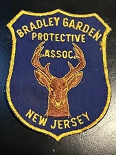 VINTAGE  "NEW JERSEY BRADLEY GARDEN PROTECTIVE ASSOCIATION” Patch