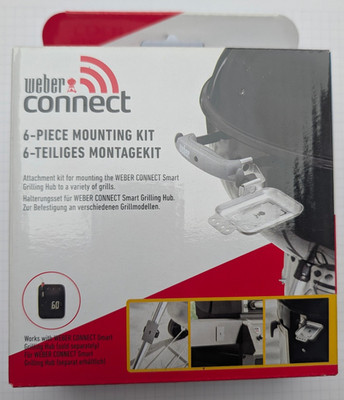 Weber Connect 6-teiliges Montagekit / Halterung für Smart Grilling Hub (3255)