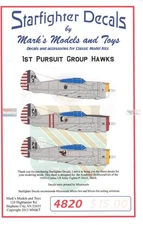 SFD48020 1:48 Starfighter Decals - P-36 Hawk 1st Pursuit Group Part 2