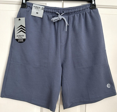 NWT Solaris active size S blue At Ease pull on shorts mens
